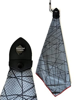 Element Golf Co. - Magnetic Golf Towel | Ball Marker | Microfiber Towel with