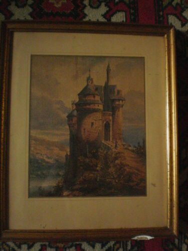 Peintures et émaux du XIXe siècle et avant encadrés paysage