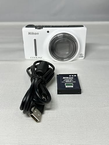 Nikon COOLPIX S9400 ホワイト Nikon Digital Camera COOLPIX S Series S9400 White 18x 18.1MP