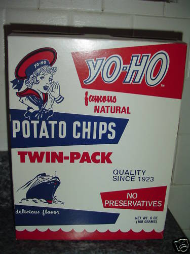 Yo-Ho Potato Chip Box with Date Error***Very Rare*** | eBay