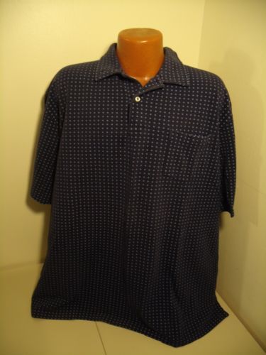 Danny Shane Mens Cycling Bike Black Polo Shirt Size Large Polka