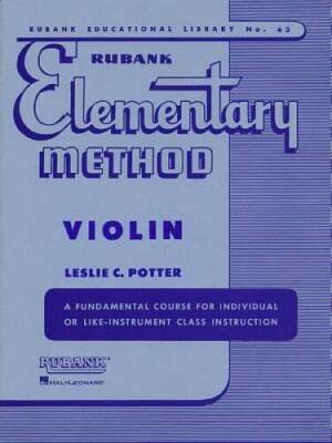 Rubank Elementary Method - Violin (Rubank Educational Library) - ACCEPTABLE