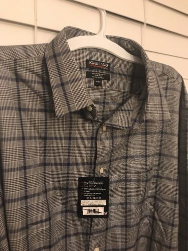 marks dress shirts Sartorial Marks & Spencer Dress Shirt Mens 15.5 Blue Striped Fine Cotton  Button