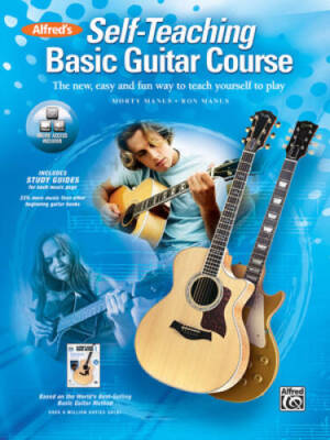 Alfred's Self-Teaching Basic Guitar Course: The new, easy and fun way to  - GOOD