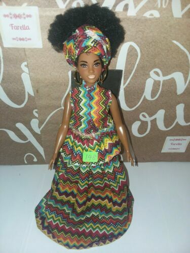 Barbie Doll with Farella Doll Clothing African American