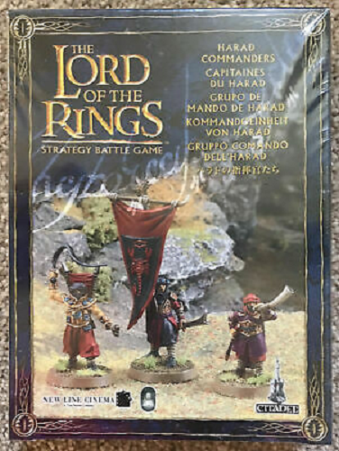 Haradrim Commanders Resin Hobbit Lord Rings Games Workshop