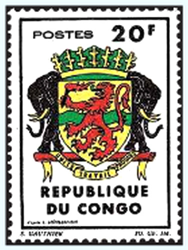 Timbre Blasons Congo 180 * (55990bv)