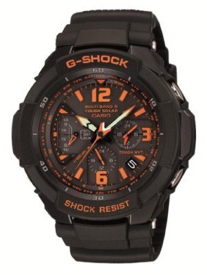 Pre-owned Casio Gw-3000b-1ajf G-shock Sky Cockpit Watch Japan Model Gw-3000b-1a