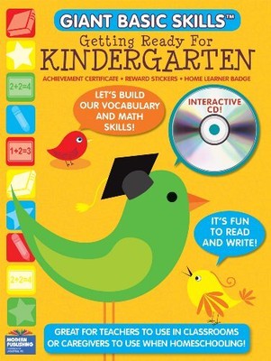 Getting Ready for Kindergarten Giant Basic Skills Workbooks with CD Rom