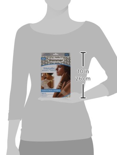 As Seen On TV Shimmer Metallic Jewelry Tattoos New in Box