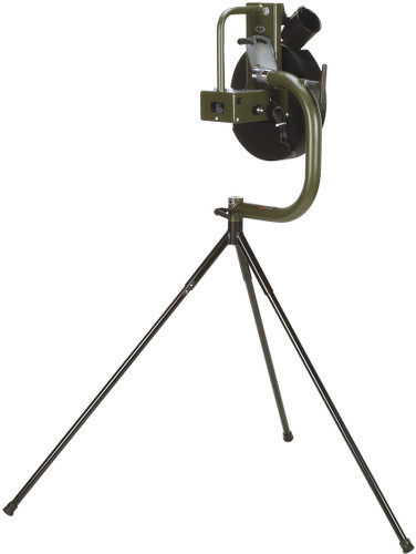 ATEC M1 Baseball Pitching Machine on Tripod