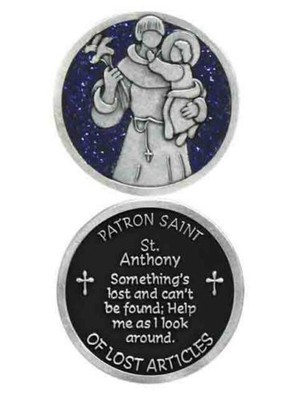 Companion Coin - St Anthony - Great Personalised Gift - Send Some Good Luck