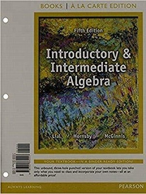 Introductory & Intermediate Algebra..., McGinnis, Terry