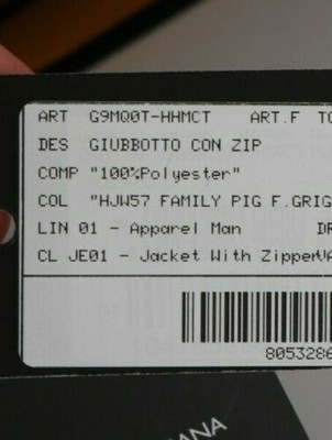 Pre-owned Dolce & Gabbana Dolce&gabbana Men Black Bomber Jacket 100%polyester Year Of The Pig Print Blazer