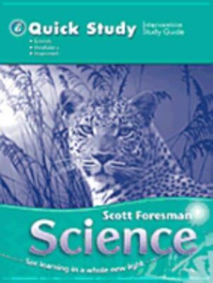 Scott Foresman Science, Grade 6: Quick Study Intervention Guide