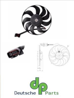 Volkswagen GOLF JETTA AUDI TT 1.8T 2.8 3.2 FAN MOTOR ASSEMBLY 1J0959455R
