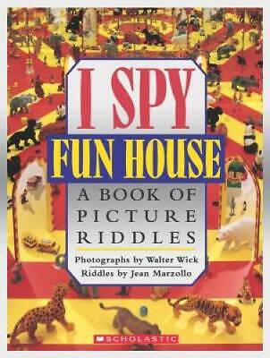 I Spy Fun House:  A Book of Picture Riddles - Hardcover By Jean Marzollo - GOOD