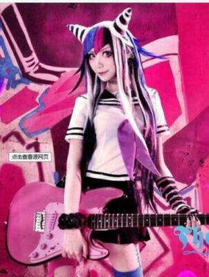 Danganronpa Dangan Ronpa Ibuki Mioda Cosplay Costume School Uniform Outfit