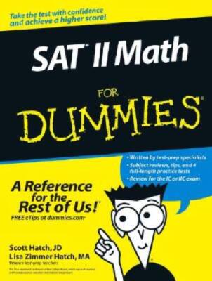 SAT II Math For Dummies - Paperback By Hatch, Scott A - VERY GOOD