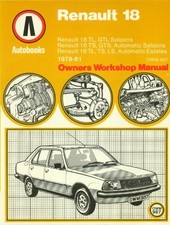 Renault 18 1978-81 Owner's Workshop Manual | eBay