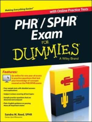 PHR / SPHR Exam For Dummies - Paperback By Reed, Sandra M. - GOOD