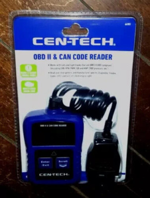 Cen-Tech OBD II & CAN Code Reader 64981 Brand New Sealed Free Shipping