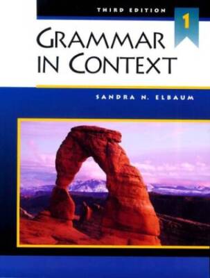 Grammar in Context 1, Third Edition (Student Book) - Paperback - VERY GOOD