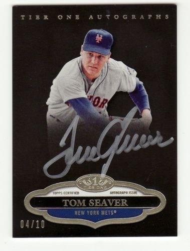 MLBトム・シーバー選手サイン入り写真 Tom Seaver Signed Baseball The Franchise Auto Inscription
