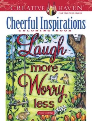 Creative Haven Cheerful Inspirations Coloring Book (Creative Haven Colori - GOOD