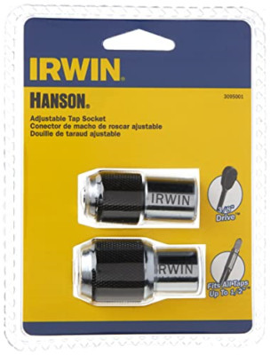 IRWIN Tap Socket Set, Adjustable, 2-Piece 3095001