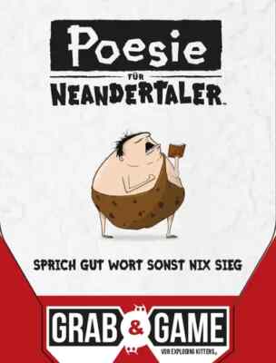 Kartenspiel Poesie für Neandertaler: Grab & Game (Exploding Kittens Inc.) NEU