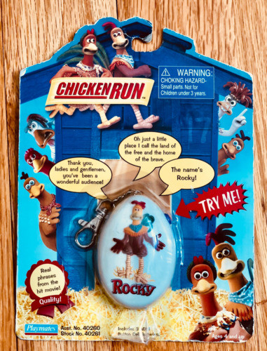 Dreamworks 2000 Chicken Run Rocky Plush W/Tag Stuffed Animal
