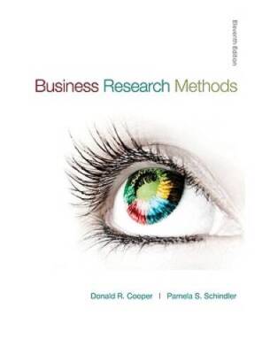 Business Research Methods (McGraw-HillIrwin Series in Operations and Dec - GOOD