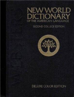 Webster's New World dictionary of the American language - Hardcover - GOOD