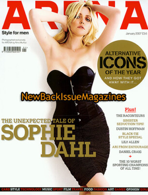 UK Arena 1/07,Sophie Dahl,Dustin Hoffman,Ugne Andrikonyte,January 2007,NEW