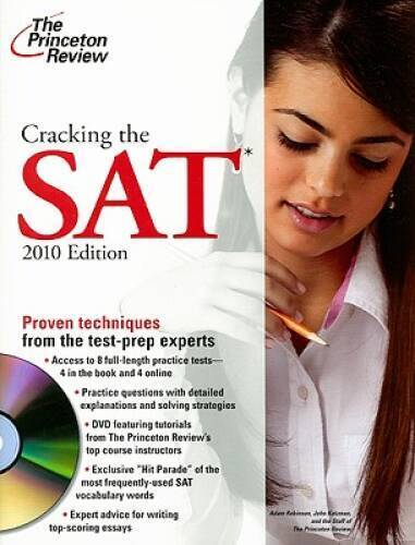 Cracking The Sat With Dvd, 2010 Edition (college Test Preparation) - Good