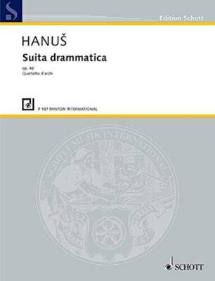 Suita drammatica op 46 - Suita drammatica - String quartet - score  - VERY GOOD