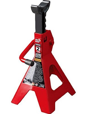 Torin Big Red Steel Jack Stands 2 Ton Capacity 1 Pair Lightweight Car Vehicle