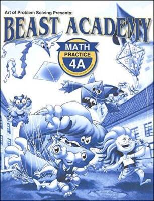 Beast Academy Math 4a Practice - Paperback By Jason Batterson - VERY GOOD