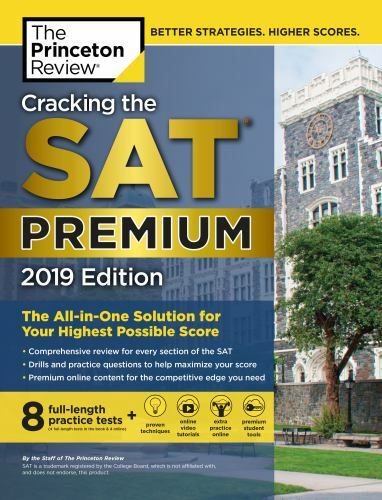 College Test Preparation Ser.: Cracking the SAT Premium Edition with 8 ...