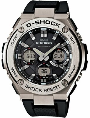 Pre-owned Casio Watch G-shock G-steel Gst-w110-1ajf Men G-steel Tough Solar From Japan