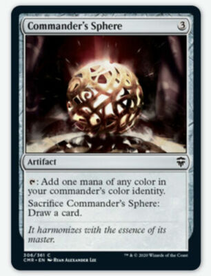 4 Commander's Sphere 4x x4 - M/NM - Commander Legends - SPARROW MAGIC - mtg - 