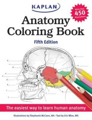 Anatomy Coloring Book (Kaplan Anatomy Coloring Book) - Paperback - GOOD