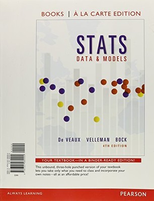 STATS: Data and Models, Books a la Ca..., Bock, David E