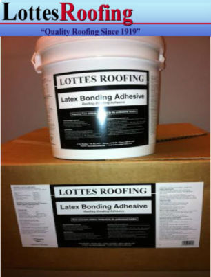 1 Gallon Latex  EPDM AND TPO RUBBER ROOFING GLUE Bonding Adhesive 