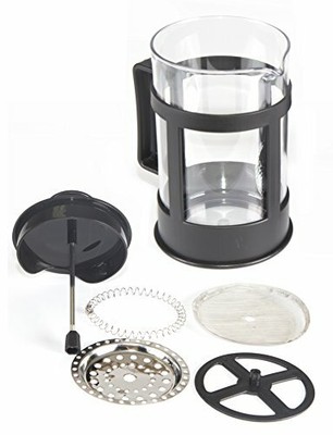 Black French Press Coffee Maker Home Outdoor RV Camping BPA Free Plastic 800ml