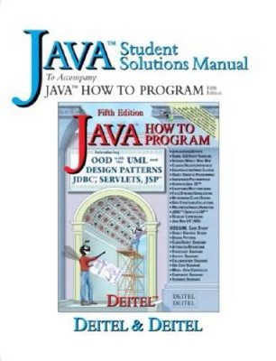 Java Student Solutions Manual to accompany Java How to Program ( - VERY GOOD