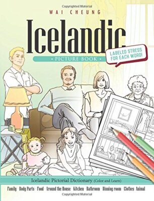 Icelandic Picture Book: Icelandic Pictorial Dictionary (Color and Learn) New-,