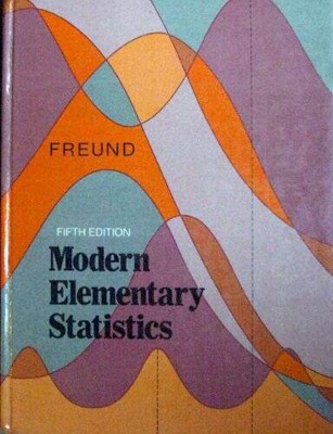 Modern Elementary Statistics - Hardcover By Freund, John E - ACCEPTABLE