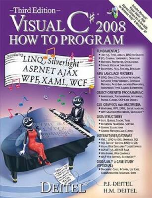 Visual C# 2008 How to Program (3rd Edition) - Paperback By Deitel, Paul - GOOD